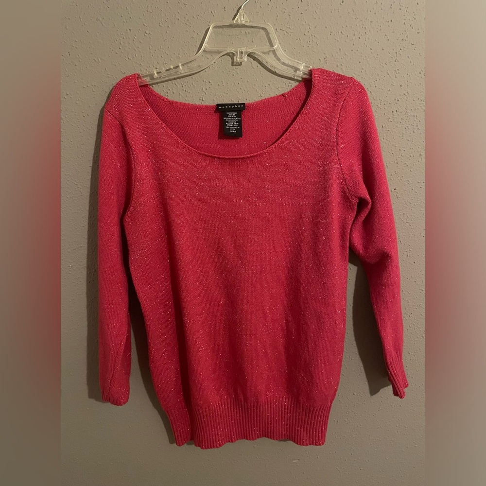 Women’s Metaphor Pink Top, size XL.